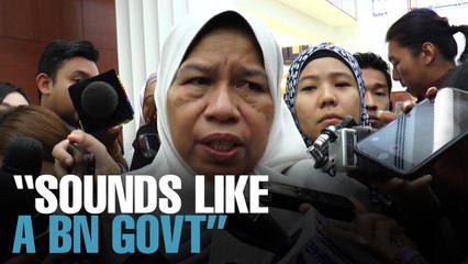 NEWS: Zuraida: PKR starting to sound like BN