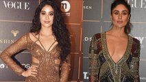 Kareena Kapoor Khan fails in front of Jhanvi Kapoor's stunning look; Watch video | FilmiBeat