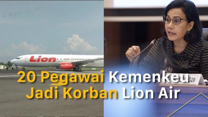 20 Anak Buah Sri Mulyani Jadi Korban Lion Air