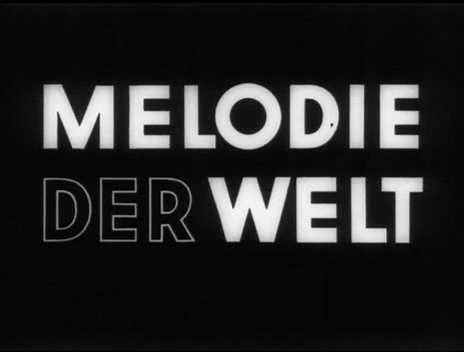 Walter Ruttmann: Melody of the World (1929)