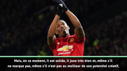 José Mourinho très satisfait de Anthony Martial