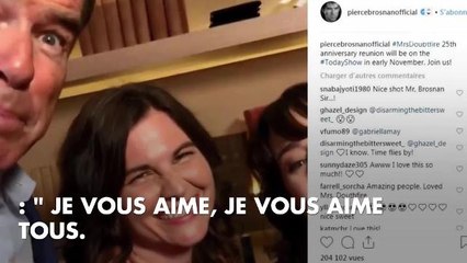 PHOTO. Madame Doubtfire : 25 ans après, Pierce Brosnan retrouve les enfants du film et ils ont bien grandi !