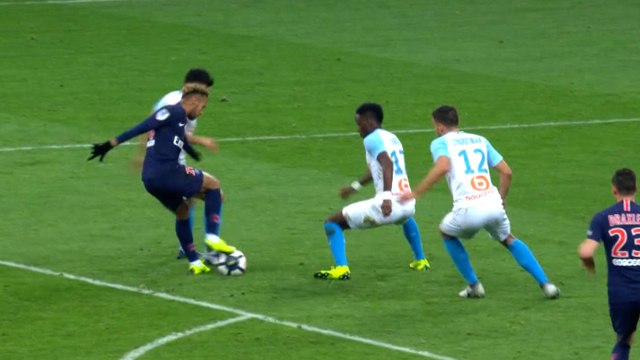 Olympique de Marseille - Paris Saint-Germain: Neymar Jr skills