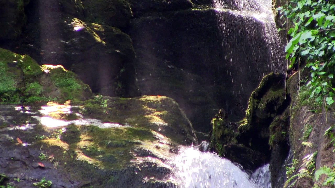 Mountain waterfall