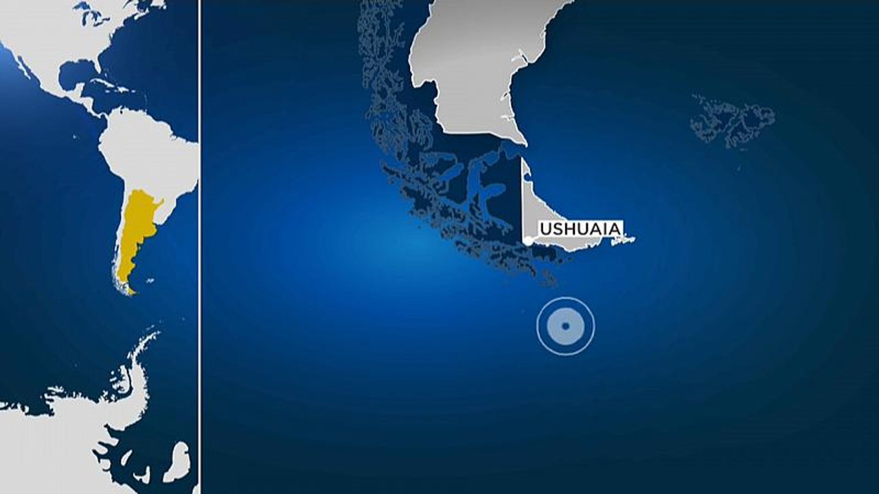 Un terremoto de magnitud 6,4 sacude el sur de Ushuaia en Argentina