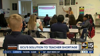 GCU student teachers filling Valley teacher vacancies