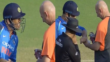 India VS West Indies 4th ODI: MS Dhoni gets Injured by fabian Allen's  throw | वनइंडिया हिदी
