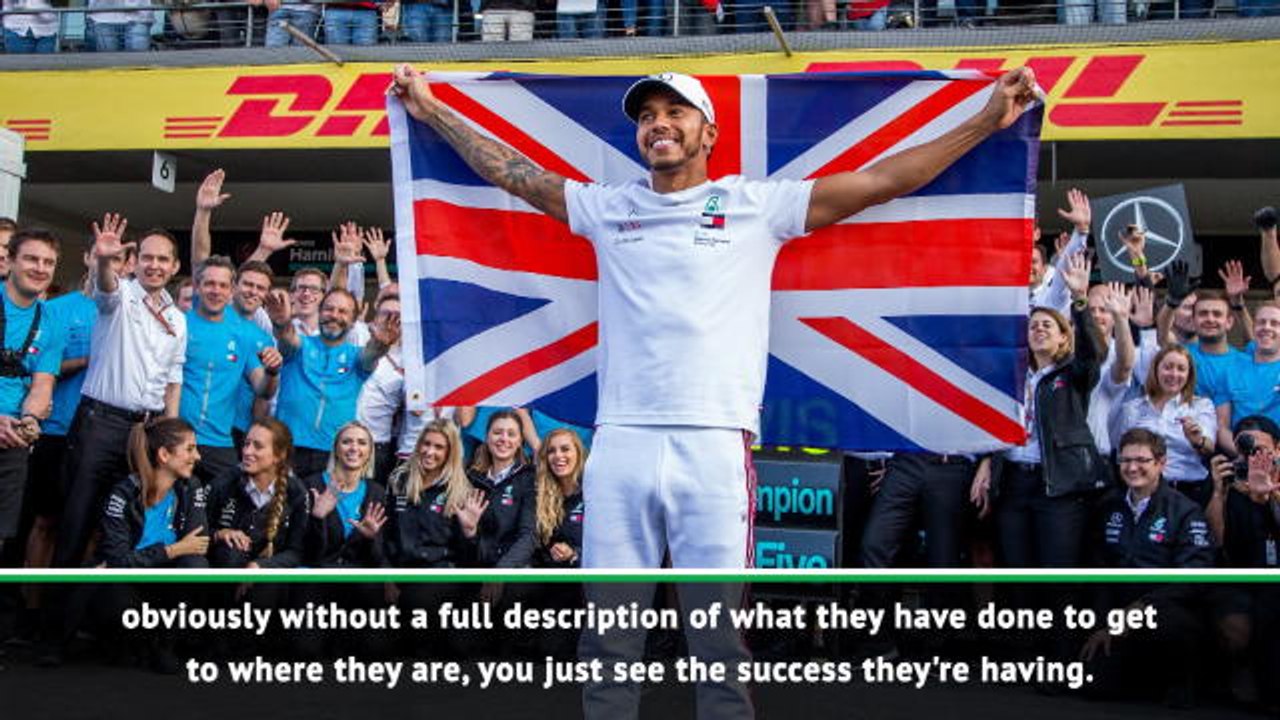 'It's been the hardest year for me' - Hamilton on fifth world title