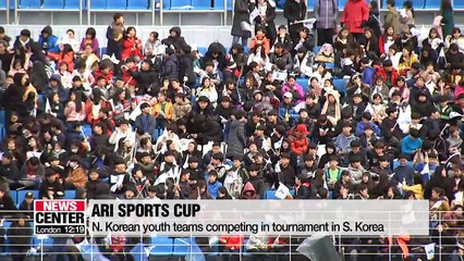 N. Korean youth teams competing in tournament in S. Korea