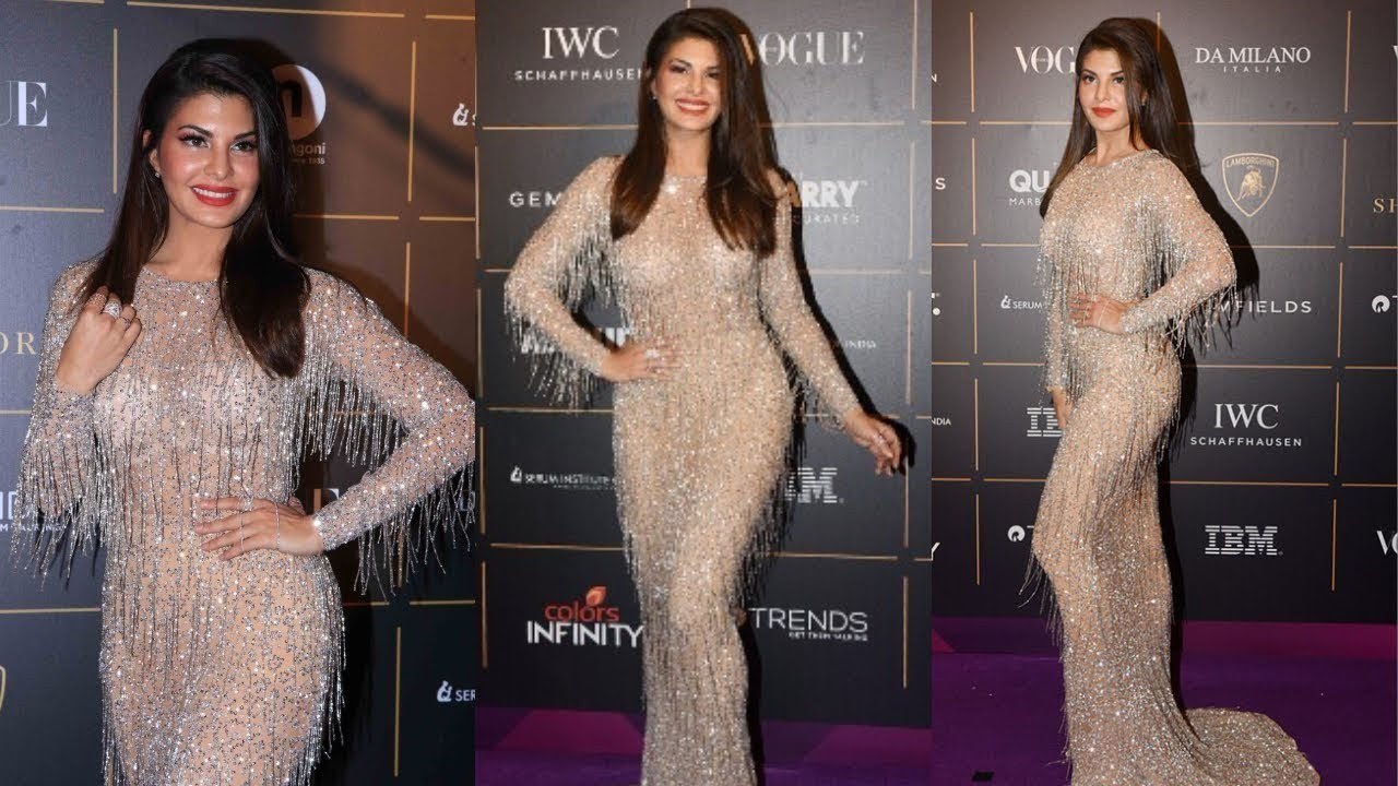 Jacqueline Fernandez looks ravishing in shimmering dress at Vogue Women Of The Year Awards Boldsky