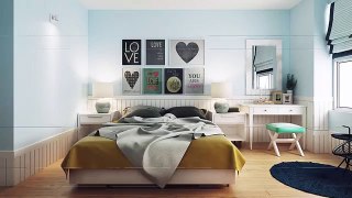 Home Design Ideas  - Beautiful Modern Light Bedrooms -Creative Design & Decorating