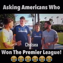Video drole - Demandant aux américains qui ont gagné la première ligue!! lol