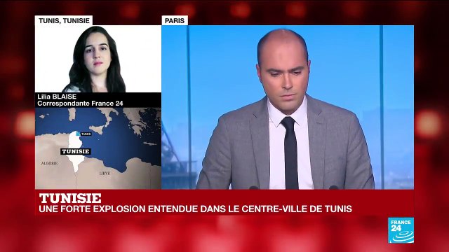 une explosion a eu lieu en plein centre-ville de #Tunis, sur l'avenue Habib Bourguiba - France 24