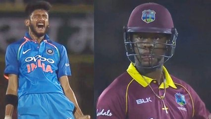 Video herunterladen: India VS West Indies 4th ODI: Khaleel Ahmed revomes Shimron Hetmyer for 13| वनइंडिया हिंदी