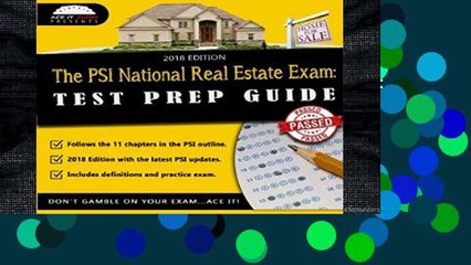 Popular The PSI National Real Estate Exam: Test Prep Guide