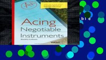 Library  Acing Negotiable Instruments (Acing Series)