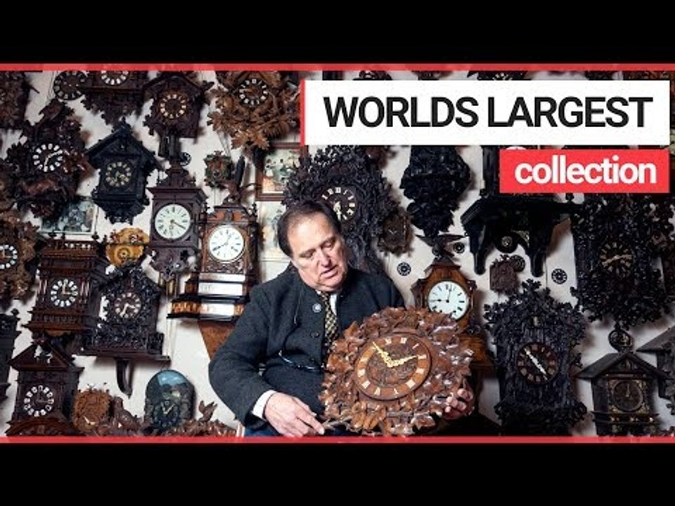 Two brothers have amassed the world's largest collection of cuckoo clocks | SWNS TV