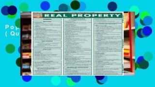 Popular Real Property (Quickstudy: Law)