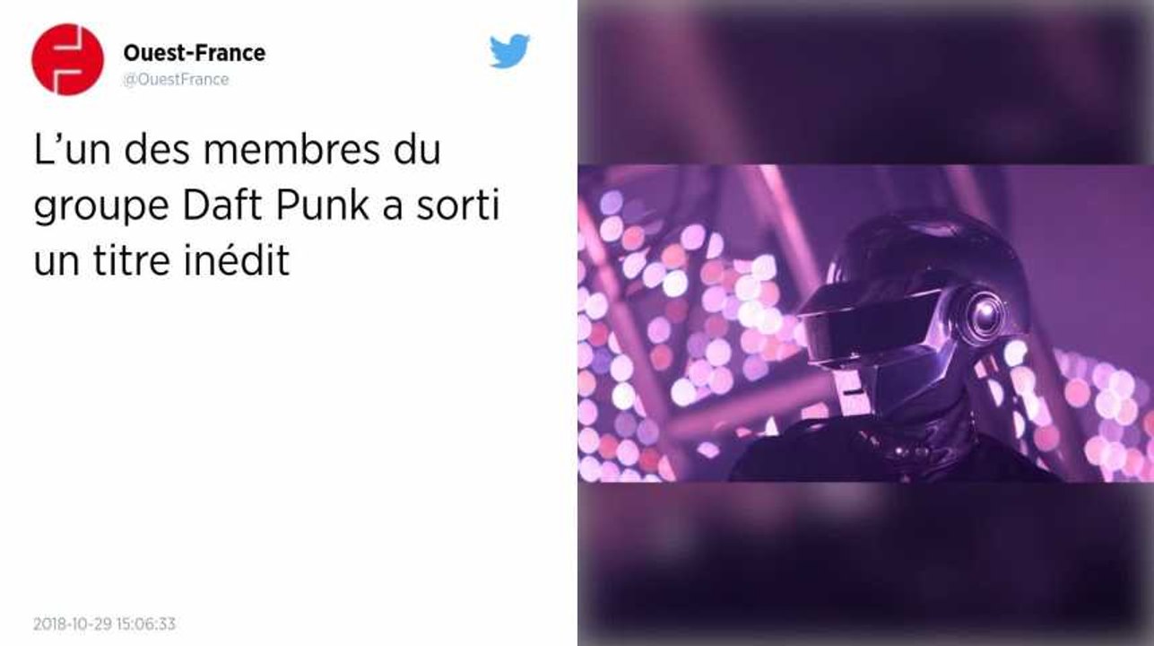 L’un des membres du groupe Daft Punk a sorti un titre inédit.