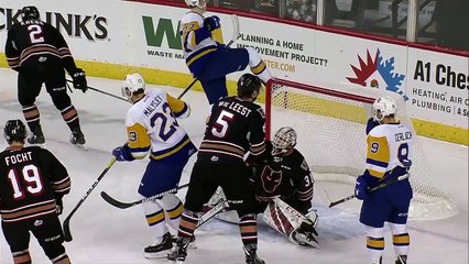WHL Saskatoon Blades 5 at Calgary Hitmen 3