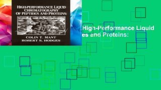 F.R.E.E [D.O.W.N.L.O.A.D] High-Performance Liquid Chromatography of Peptides and Proteins: