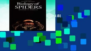 [P.D.F] Biology of Spiders [E.P.U.B]