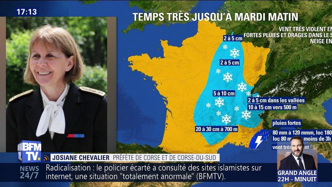 Vents violents: la Haute-Corse et la Corse-du-Sud placées en vigilance rouge (1/2)