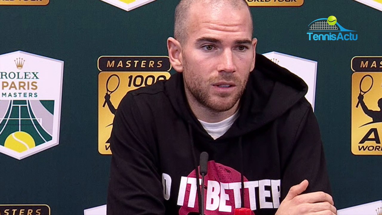 Rolex Paris Masters 2018 - Adrian Mannarino : "Ugo Humbert n'avait pas grand chose à perdre donc..."