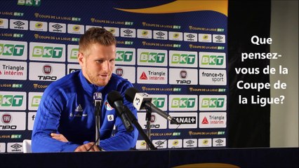 conférence de presse avant Racing - Lille (Coupe de la Ligue)