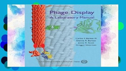 F.R.E.E [D.O.W.N.L.O.A.D] Phage Display: A Laboratory Manual [P.D.F]
