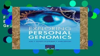 F.R.E.E [D.O.W.N.L.O.A.D] Exploring Personal Genomics [E.P.U.B]