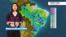 Acumulado de chuva para o BR nos próximos dias