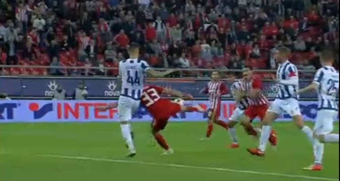 1-0 Dimitris Manos Goal - Olympiakos Piraeus vs Apollon Smyrnis- 29.10.2018 [HD]