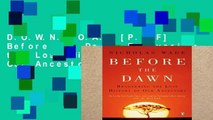 D.O.W.N.L.O.A.D [P.D.F] Before the Dawn: Recovering the Lost History of Our Ancestors [E.P.U.B]