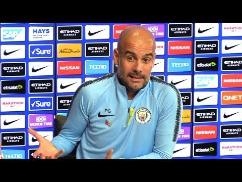Pep Guardiola Pre-Match Press Conference - Tottenham v Manchester City - Embargo Extras