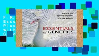 F.R.E.E [D.O.W.N.L.O.A.D] Essentials of Genetics Plus Mastering Genetics with Etext -- Access Card