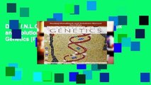D.O.W.N.L.O.A.D [P.D.F] Student Handbook and Solutions Manual for Concepts of Genetics [P.D.F]