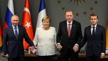 Macron, Merkel, Putin and Erdogan holding hands — an unlikely photo | Raw Politics