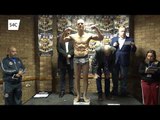 Ashley Lane v Robbie Turley Weigh In - Commonwealth Title Fight - BOXING