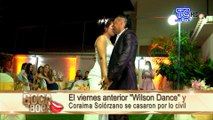 Wilson y Coraima se casaron, ellos esperan un hijo