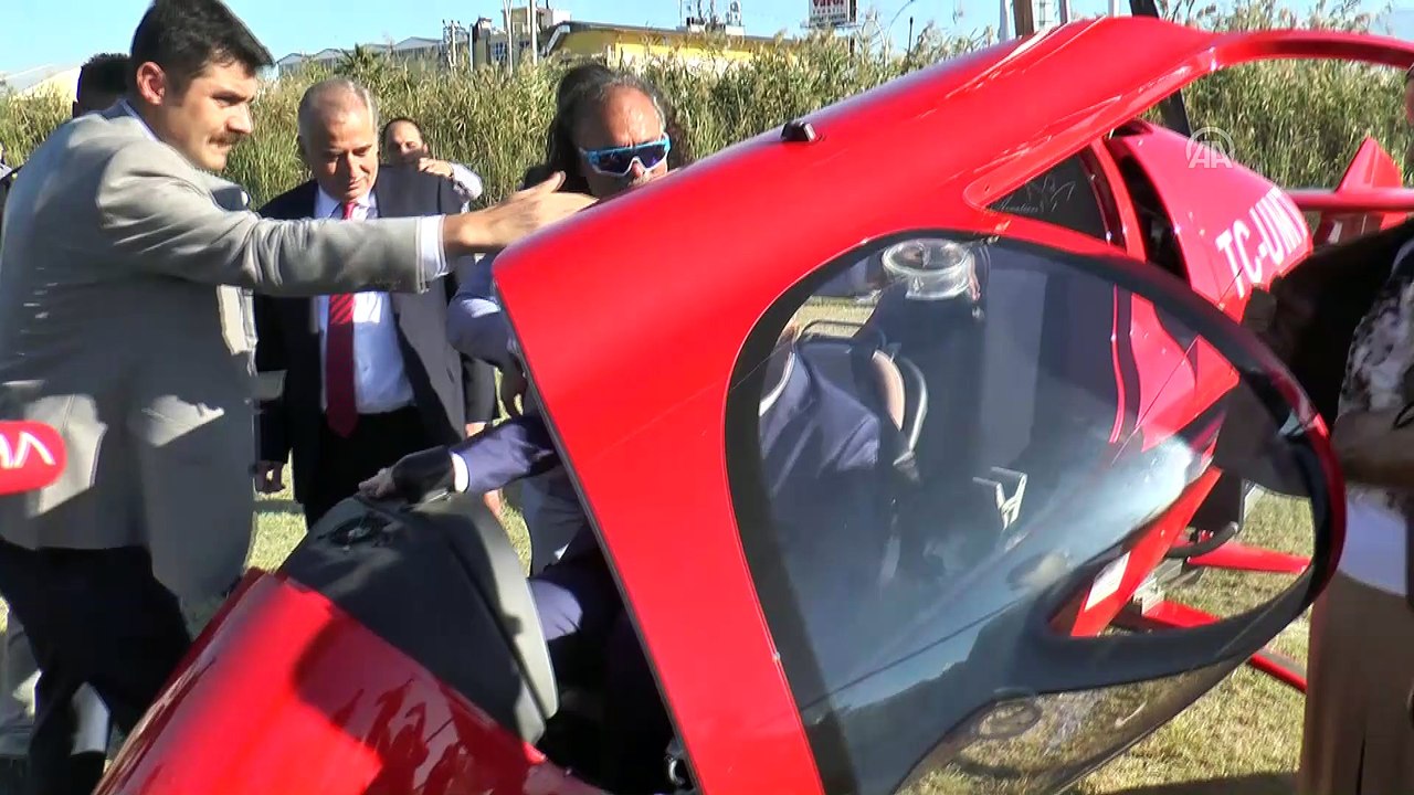 Denizli protokolü 'Cumhuriyet uçuşu' gerçekleştirdi - DENİZLİ