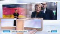 Allemagne : Angela Merkel annonce son départ de la vie politique