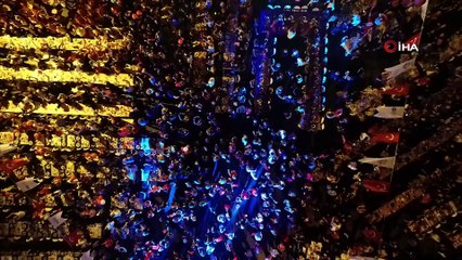 Kaş’ta binlerce vatandaş fener alayında buluştu