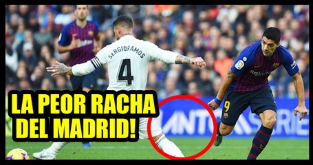 El Real Madrid tiene la peor racha goleadora  de 8 horas sin marcar