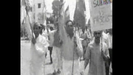 India Demonstrasi Mendukung Malaysia Konfrontasi Indonesia Malaysia 10 Agustus 1965