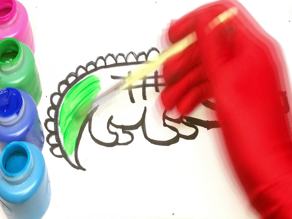 Learn Colors Glitter Crocodile coloring and drawing for Kids, Toddlers Toy Art with Nursery Rhymes