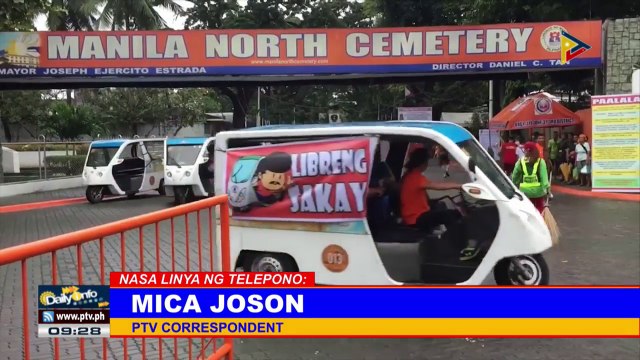 Update sa sitwasyon sa Manila North Cemetery kaugnay ng Undas