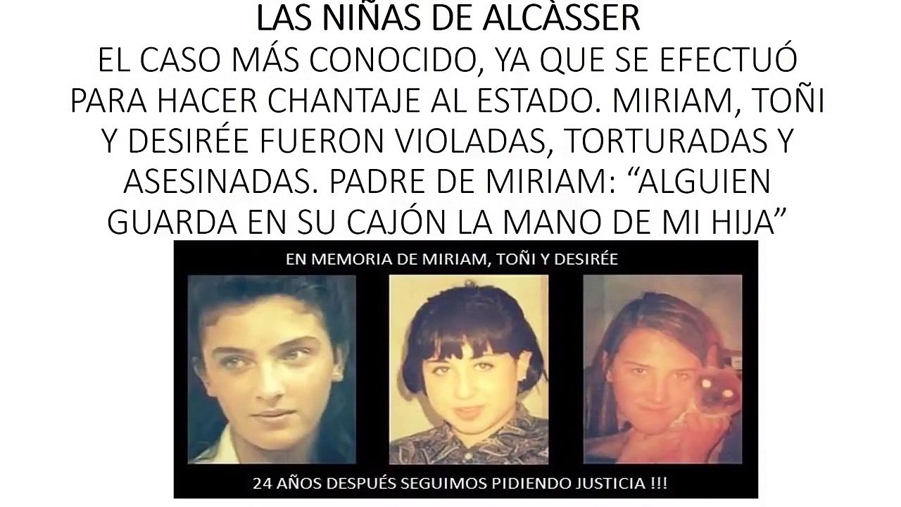 Las cloacas del sistema - Las misteriosas desapariciones, violaciones y asesinatos de menores en la Comunidad Valenciana