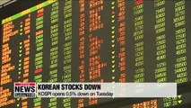 S. Korea's KOSPI down 0.51% at start of trading Tuesday