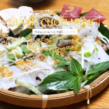 Món ngon mỗi ngày: Cách làm BÁNH CUỐN NÓNG BẰNG CHẢO đơn giản